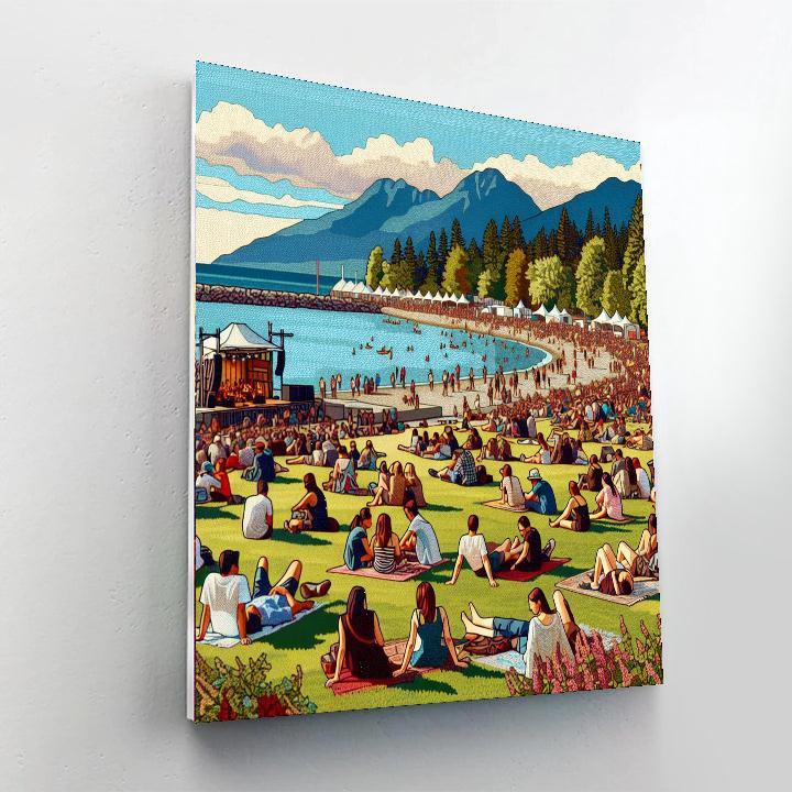 Vancouver Folk Music Festival - Canada DIY Paint By Numbers