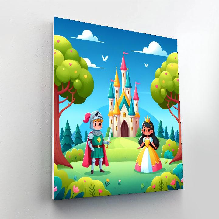 Charming Fairy Tale Journey Paint By Numbers Art