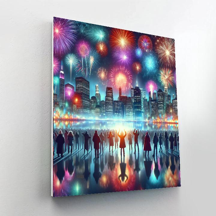 New Year's Eve - Worldwide Numbered Painting Kits
