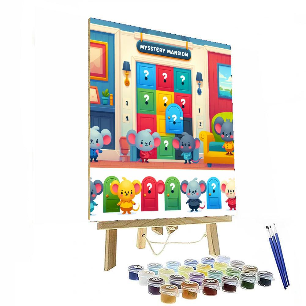 Mystery Mansion Mousehunt Numbered Painting Kits