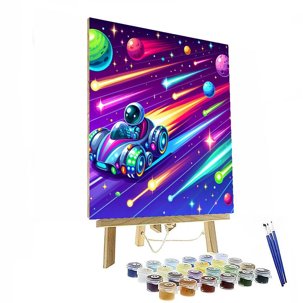 Galactic Star Racer Painting Number Kit