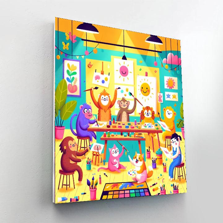Artful Animals Adventure Paint By Numbers Art