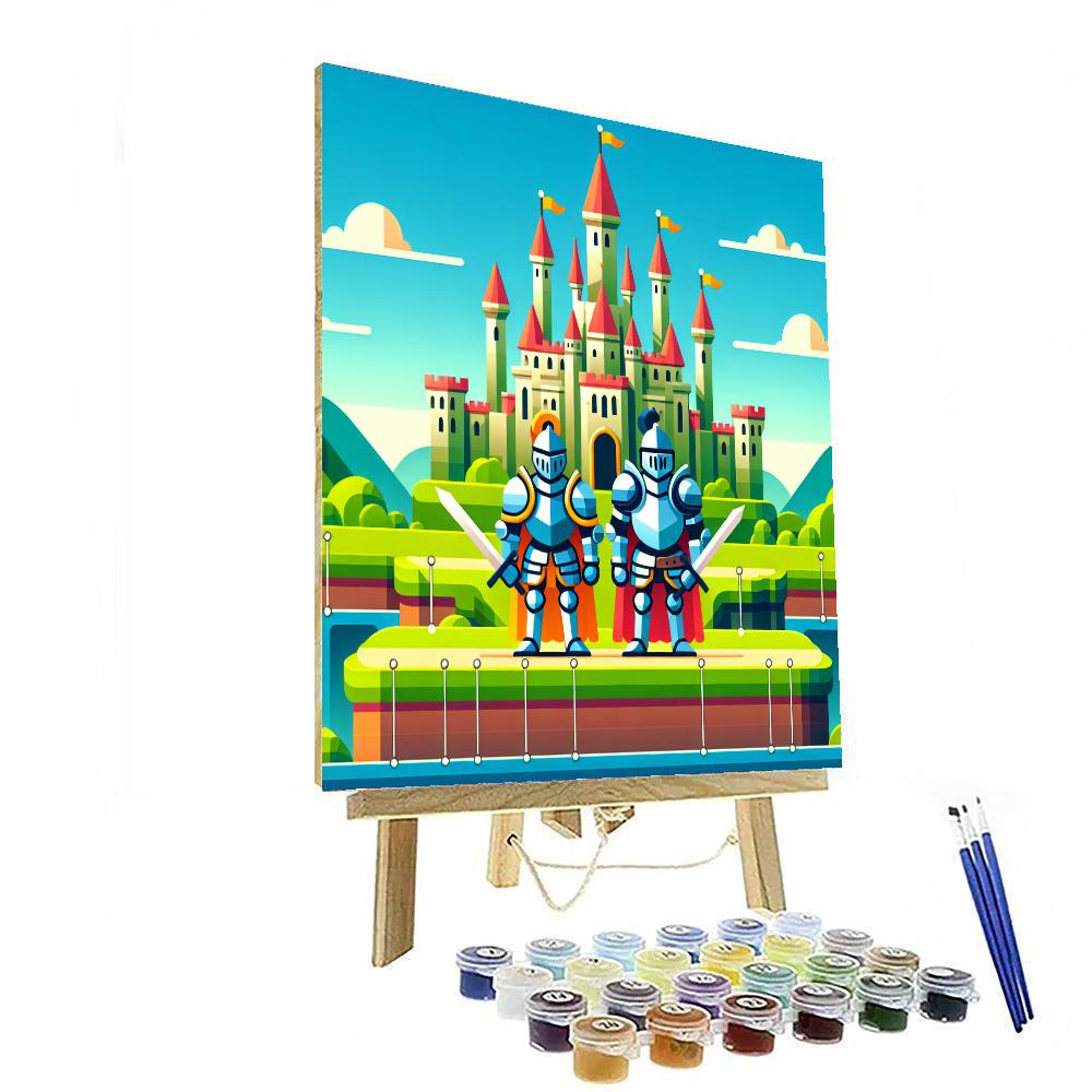 Knights And Castles Tale Numbered Painting Kits