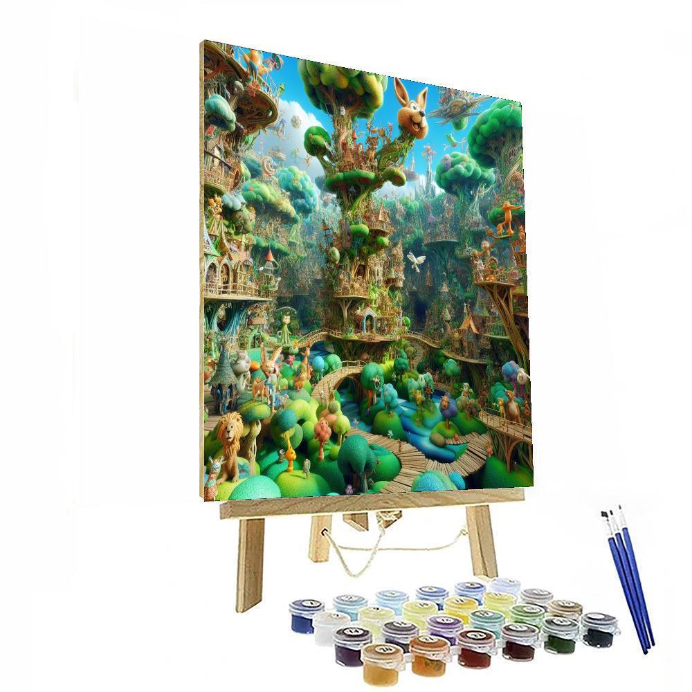 Adventure Land For Little Explorers Numbered Painting Kits