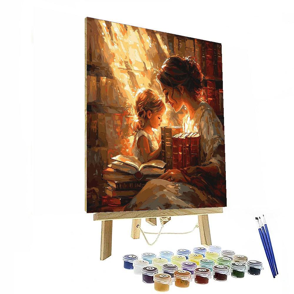 Evening Tales With Mom Paint By Color