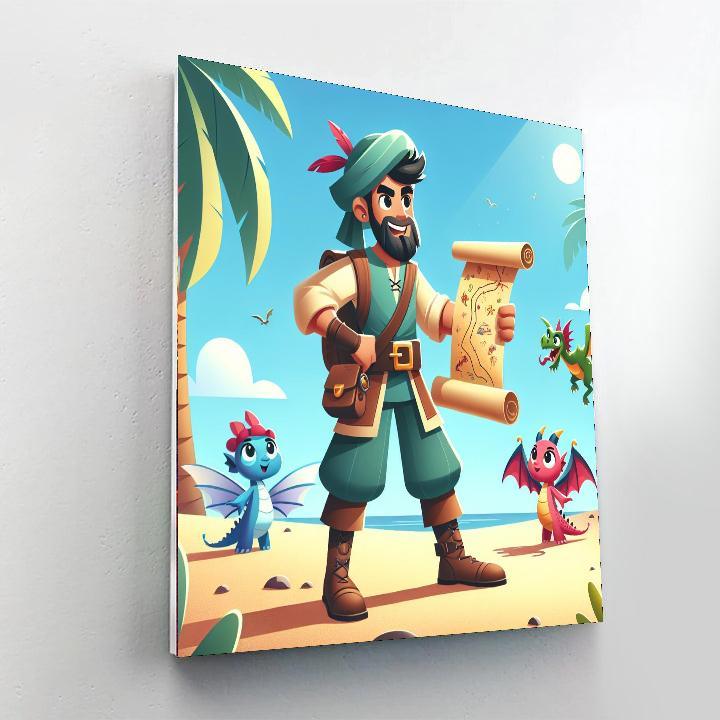 Colorful Fantasy Island Painting Number Kit
