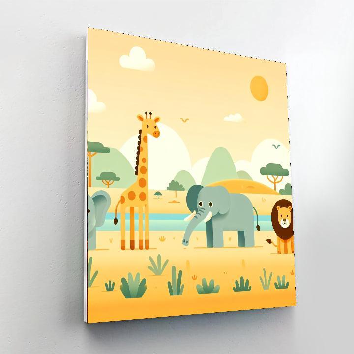 Safari Expedition Wonders Paint By Numbers Kits