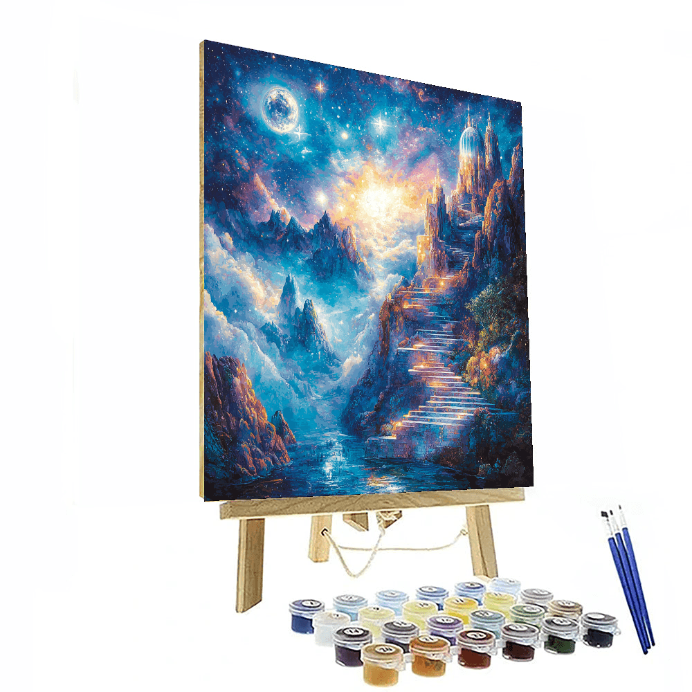 Salvador Dalí Inspired Celestial Reverie - DIY Painting By Numbers Kit