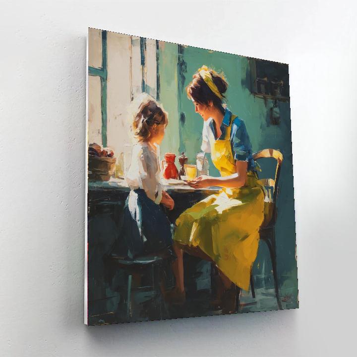 Tender Morning Light Number Painting