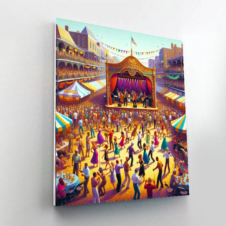 New Orleans Jazz Fest - Usa Painting By Numbers Kit