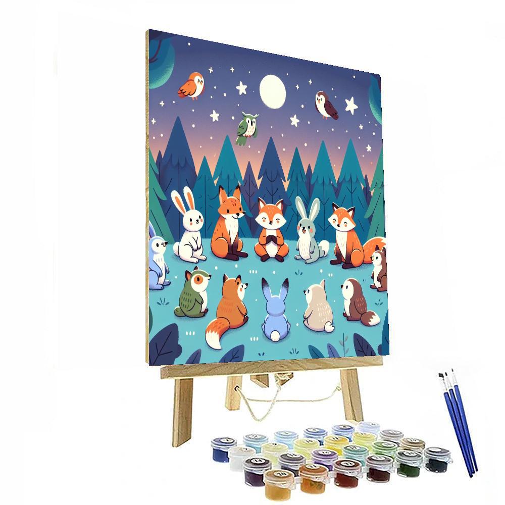 Starlit Forest Fables Paint By Color