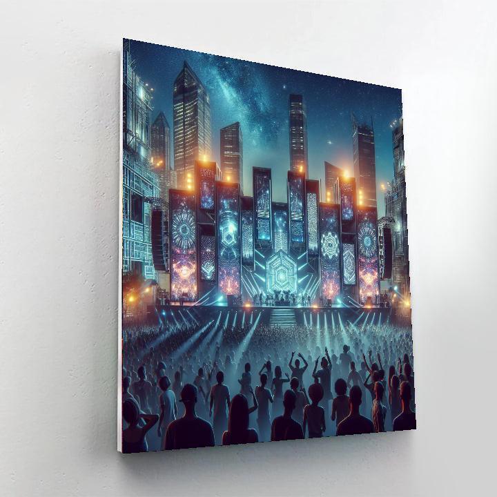 Sonar Festival - Spain Painting Number Kit