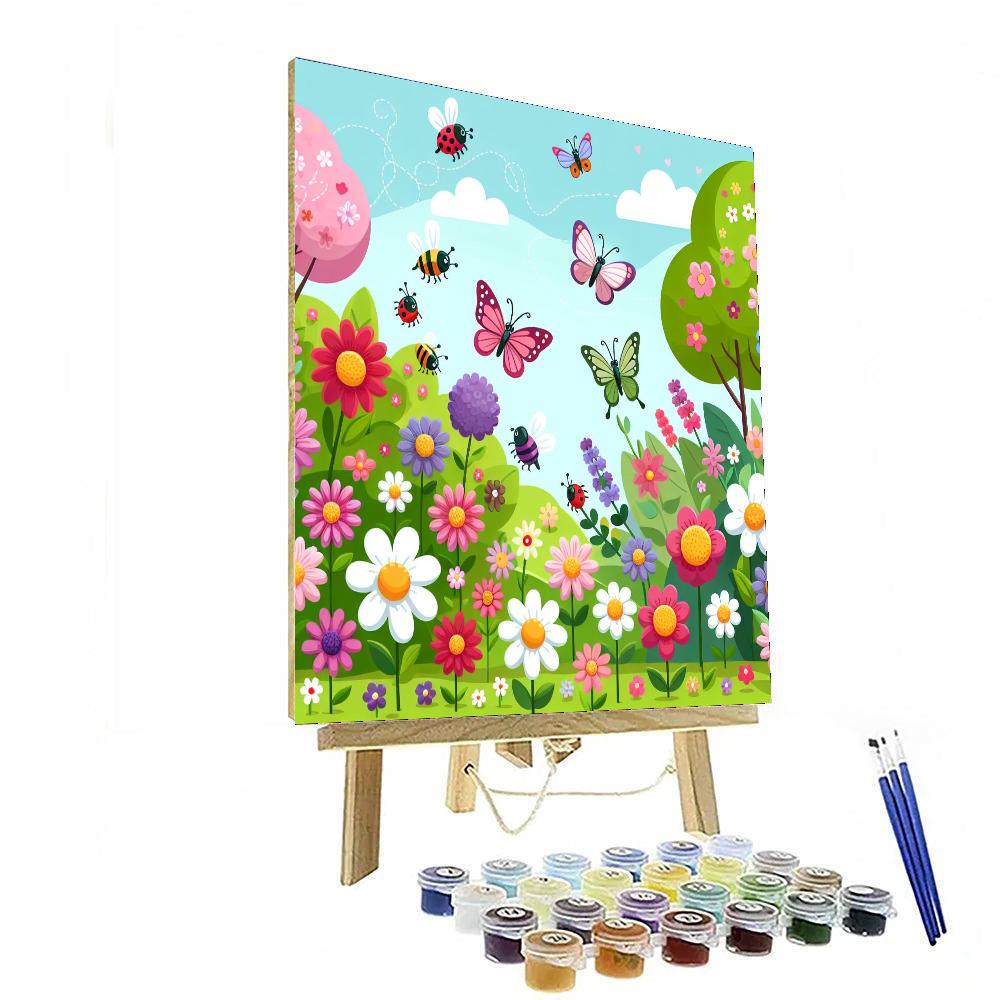 Magical Garden Explorers Paint By Numbers Art
