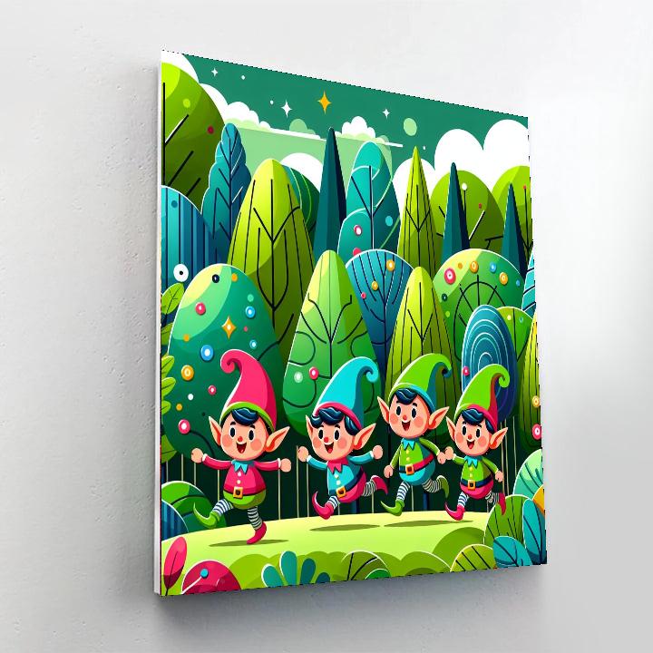 Adventure Time With Elves Numbered Painting Kits