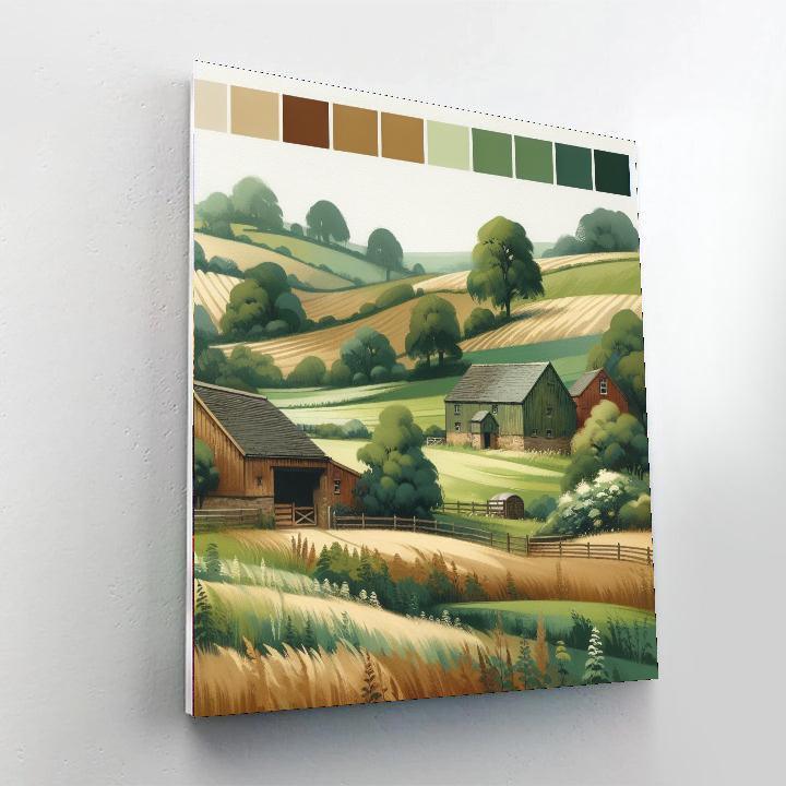 Rustic Countryside Haven Paint By Numbers