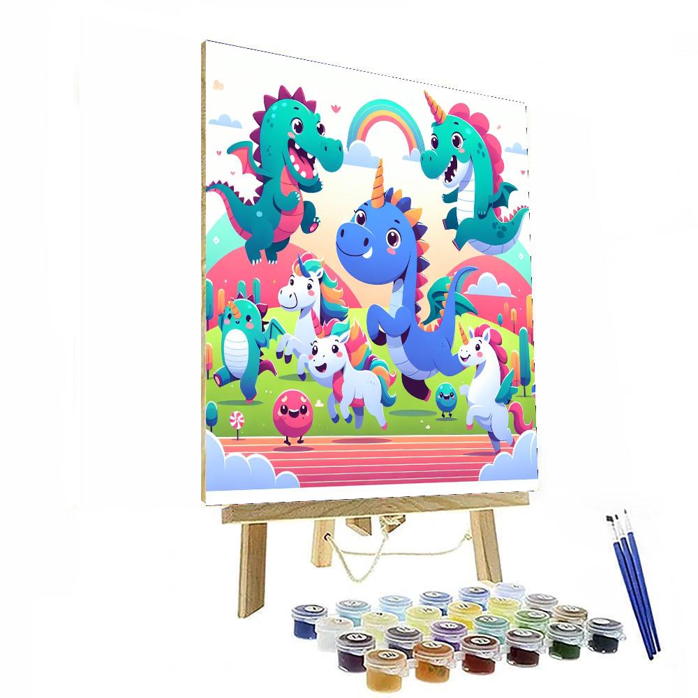 Fantasy Sports Extravaganza Numbered Painting Kits