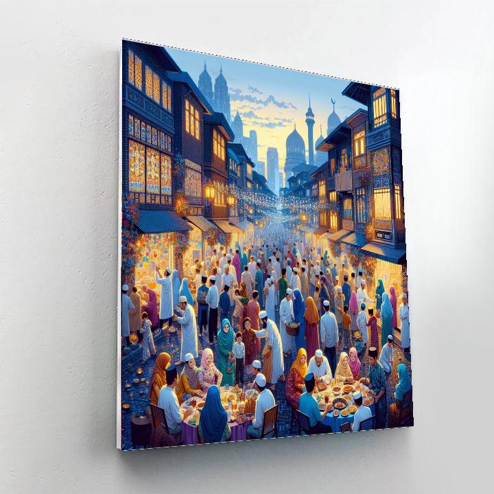 Eid Al-fitr Festivities - Jakarta, Indonesia Paint By Numbers