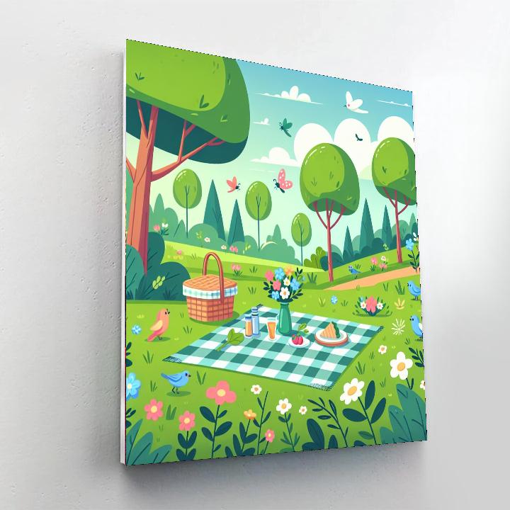 Secret Garden Picnic Paint By Numbers Kits