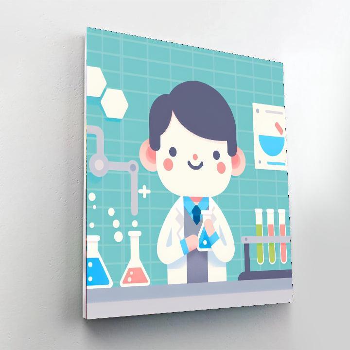 Inquisitive Little Scientist Paint By Number