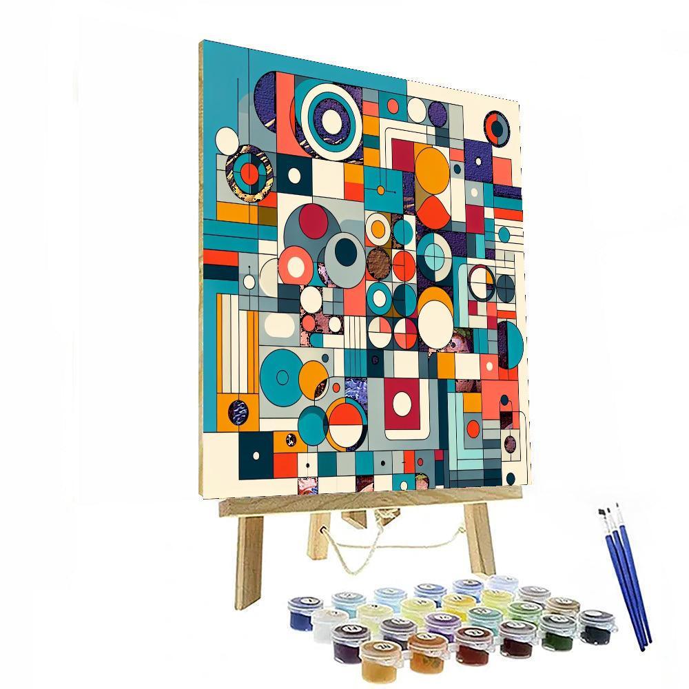 Chic Modern Abstract Paint By Numbers Kits