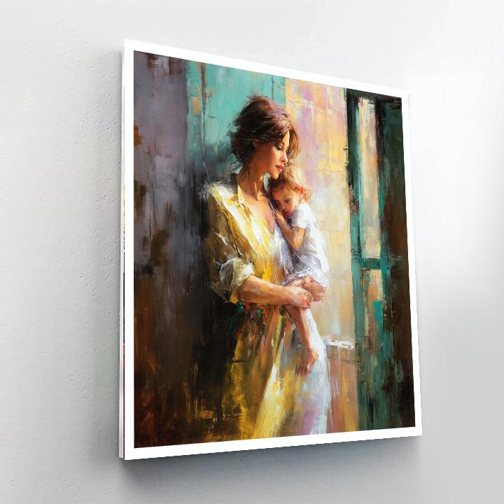 Embrace Of Morning Light Paint By Color