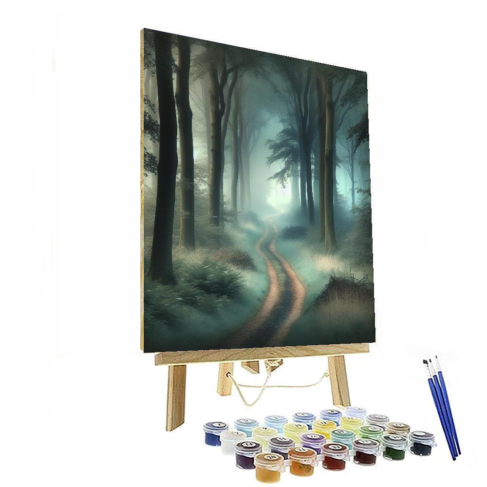 Misty Morning Pathway Paint By Number
