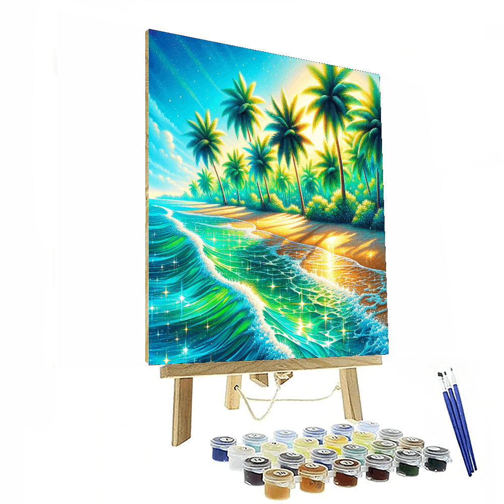 Joyful Tropical Paradise Numbered Painting Kits