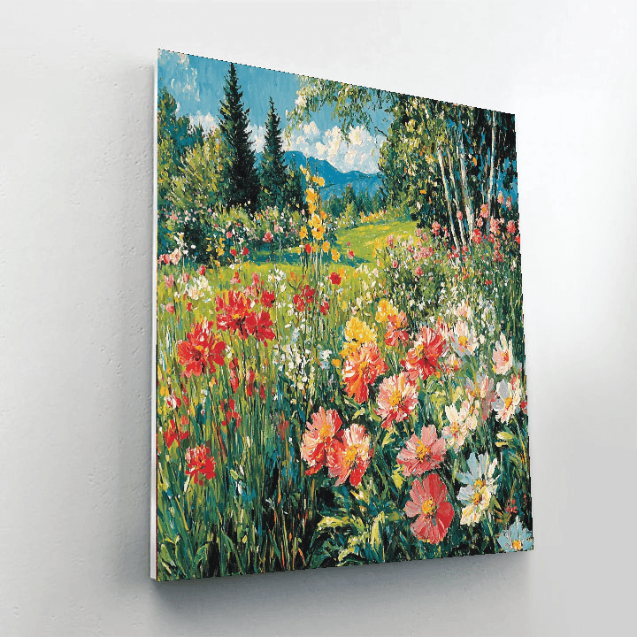 Claude Monet Inspired Eternal Garden  Paint By Numbers Kits