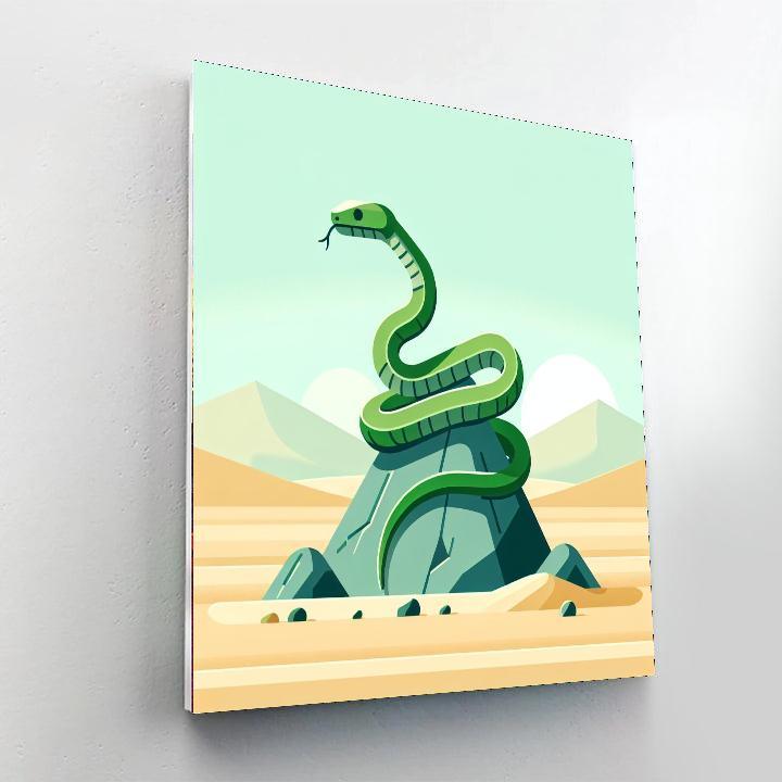 Vivacious Viper Venture Number Painting