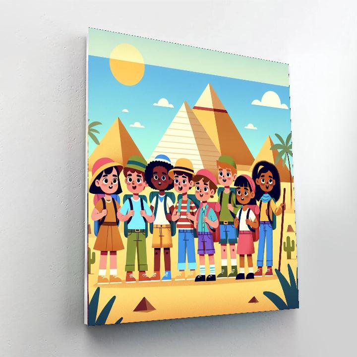 Mysterious Egypt Numbered Painting Kits