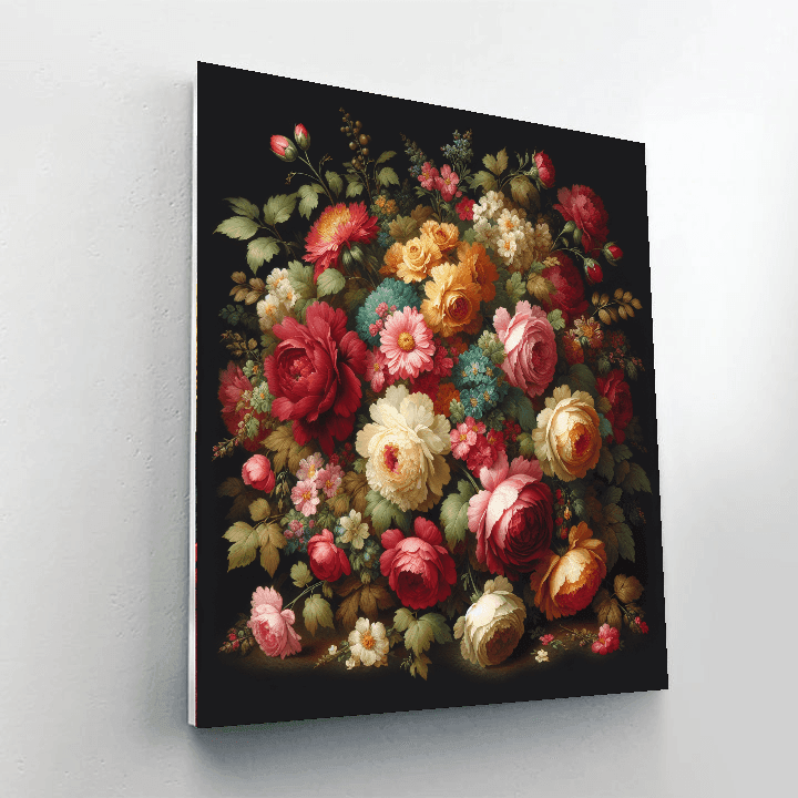 Eternal Bloom Paint By Numbers Art