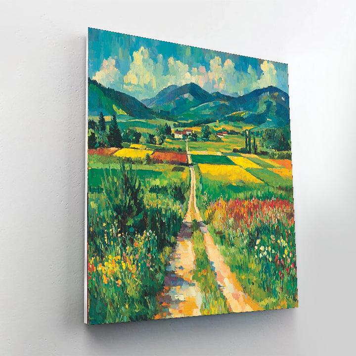 Paul Cézanne Inspired Kaleidoscope Of Nature  Painting By Numbers Kit