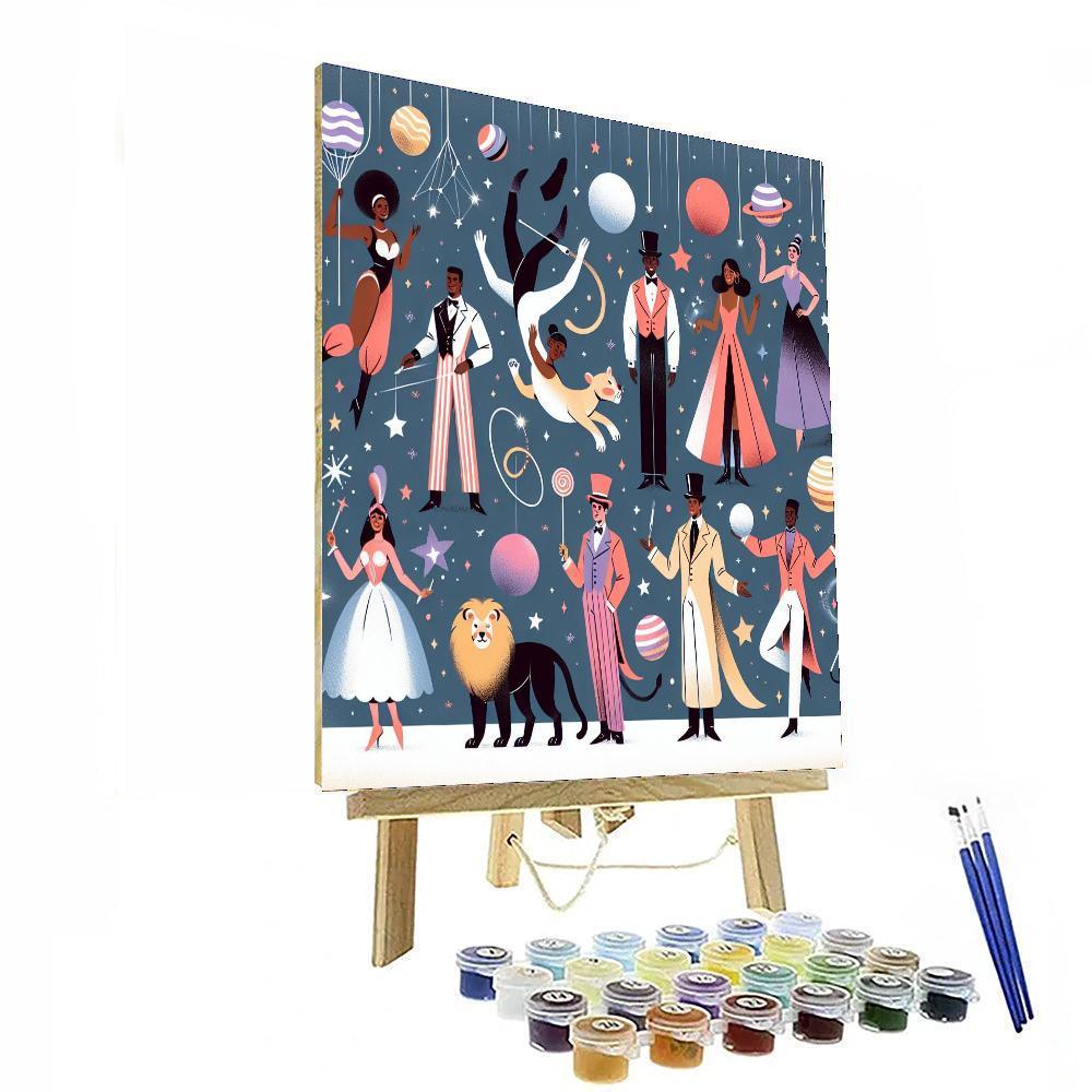 Celestial Circus DIY Paint By Numbers