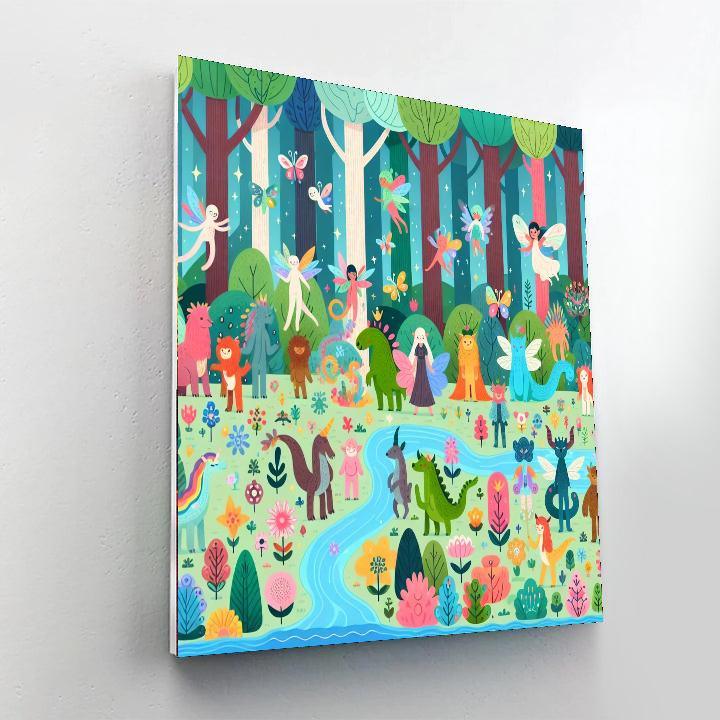 Fairy Forest Gathering Paint By Number