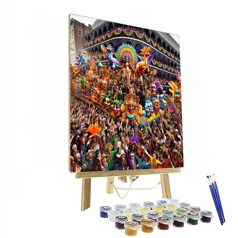 Mardi Gras Painting Number Kit