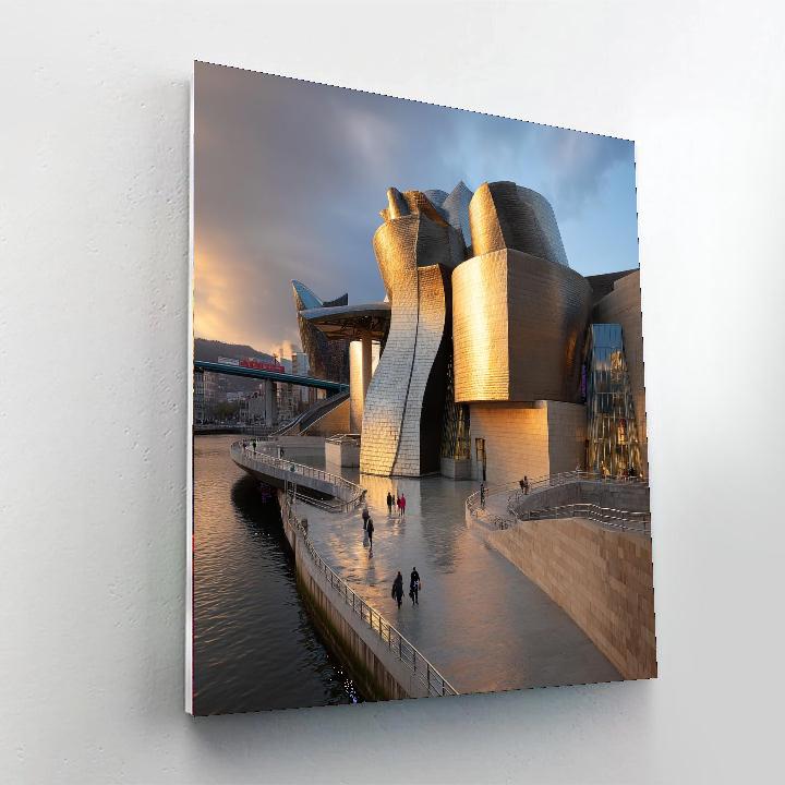 Guggenheim Museum Bilbao DIY Paint By Numbers