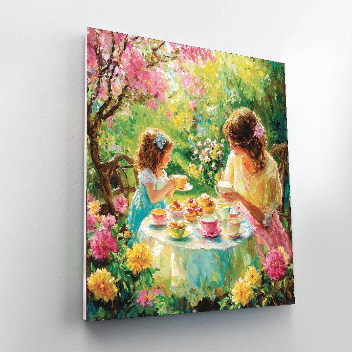 Mom's Special Tea Party Paint By Numbers Kits