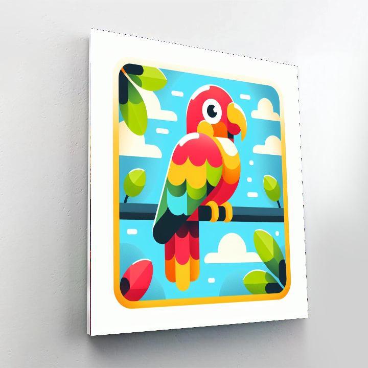 Vibrant Parrot Paint By Numbers Kits