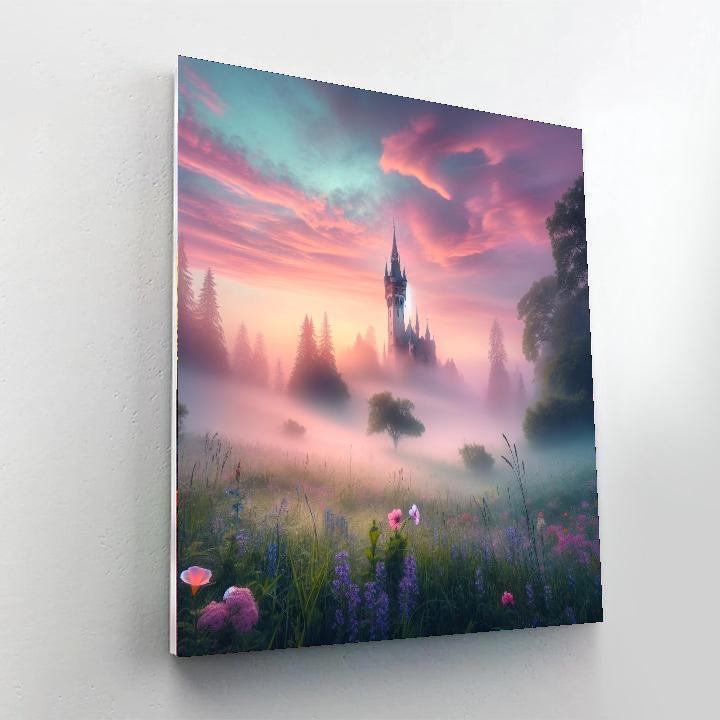 Rapunzel's Tower Dreamscape Numbered Painting Kits