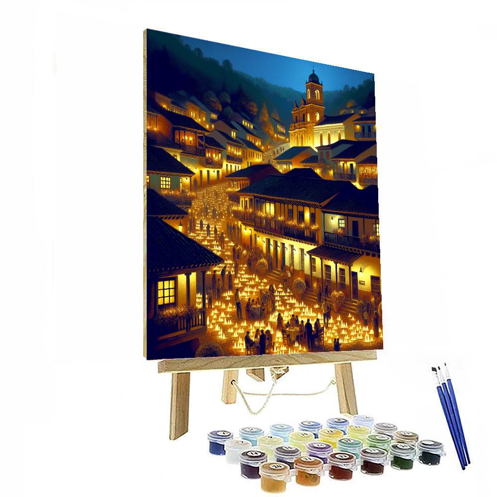 Night Of The Candles Number Painting