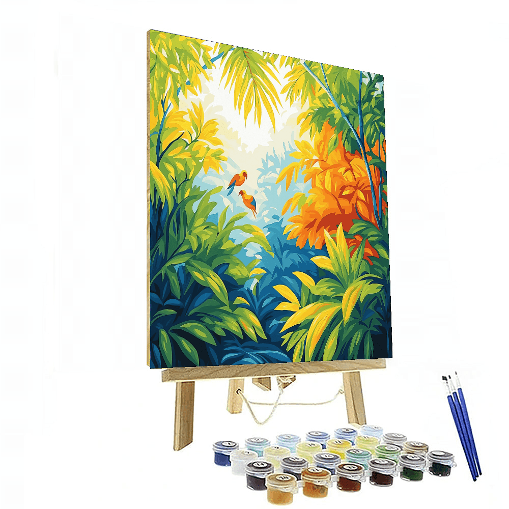 Paul Gauguin Inspired In The Heart Of The Jungle  Paint By Numbers Art