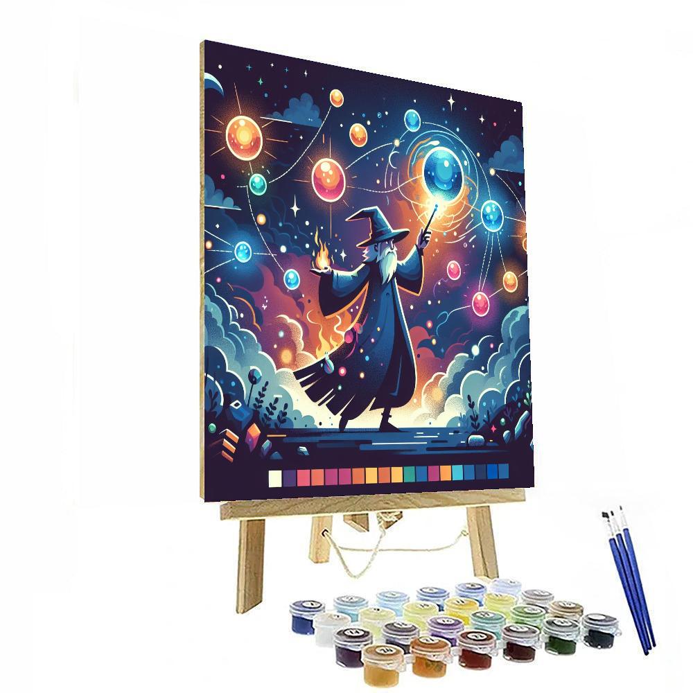 Wizard's Enchanted Realm Paint By Number