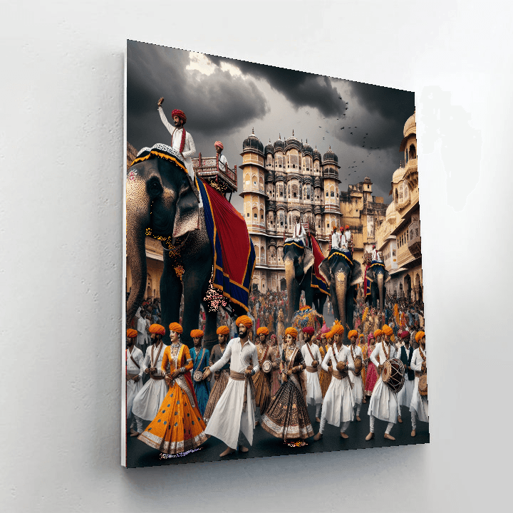 Monsoon Festival - Jaipur, India Paint By Number