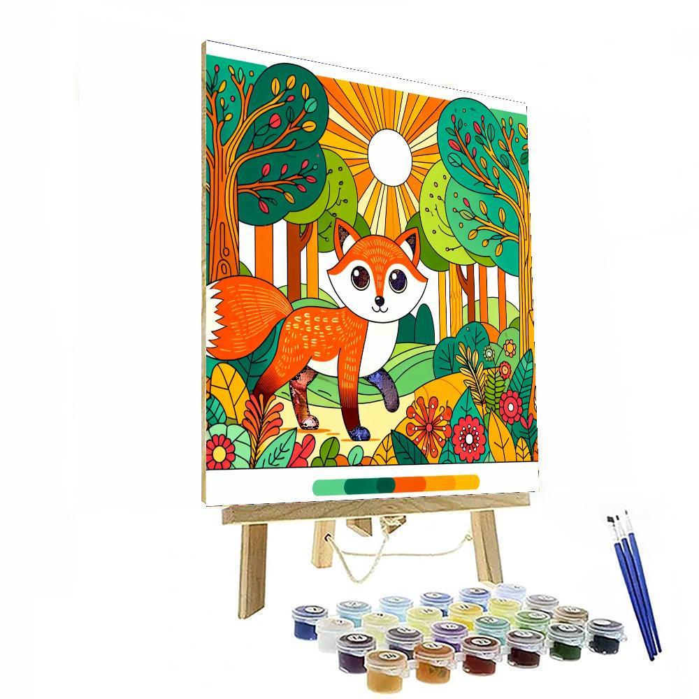 Wandering Fox Paint By Numbers Art