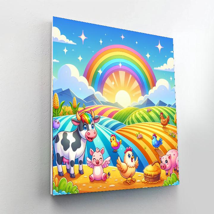 Fantasy Farm Adventures Paint By Numbers Art