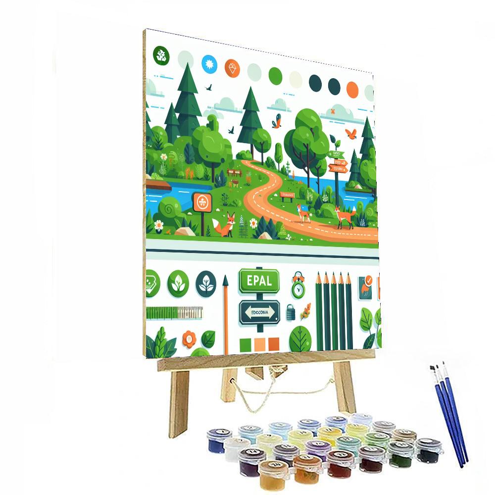 Eco Adventure Trail Paint By Number