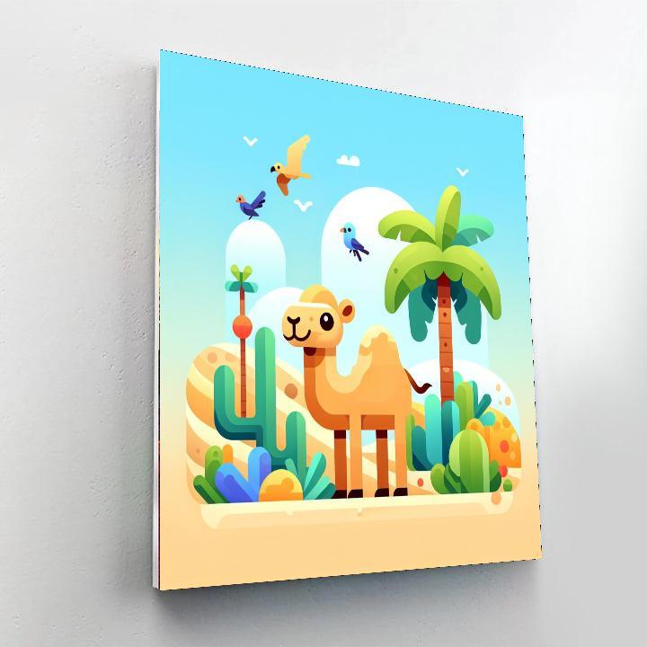 Desert Oasis Discovery Painting Number Kit