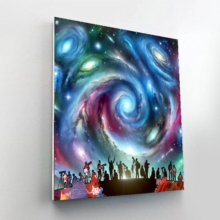 Celestial Star Gazers Painting By Numbers Kit