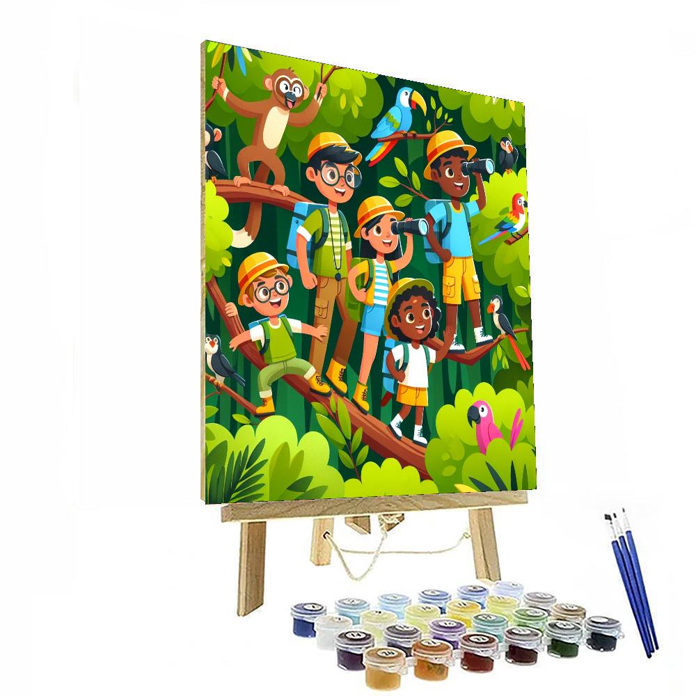 Epic Treetop Adventure Painting By Numbers Kit