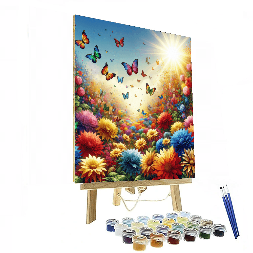 Sunshine and Butterflies - DIY Painting By Numbers Kit – Artistry Rack